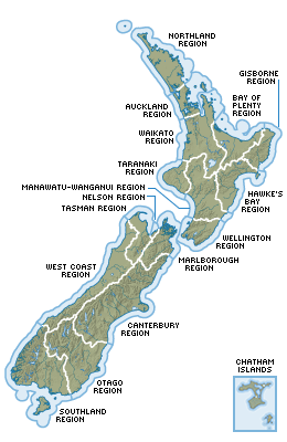 New Zealand Map